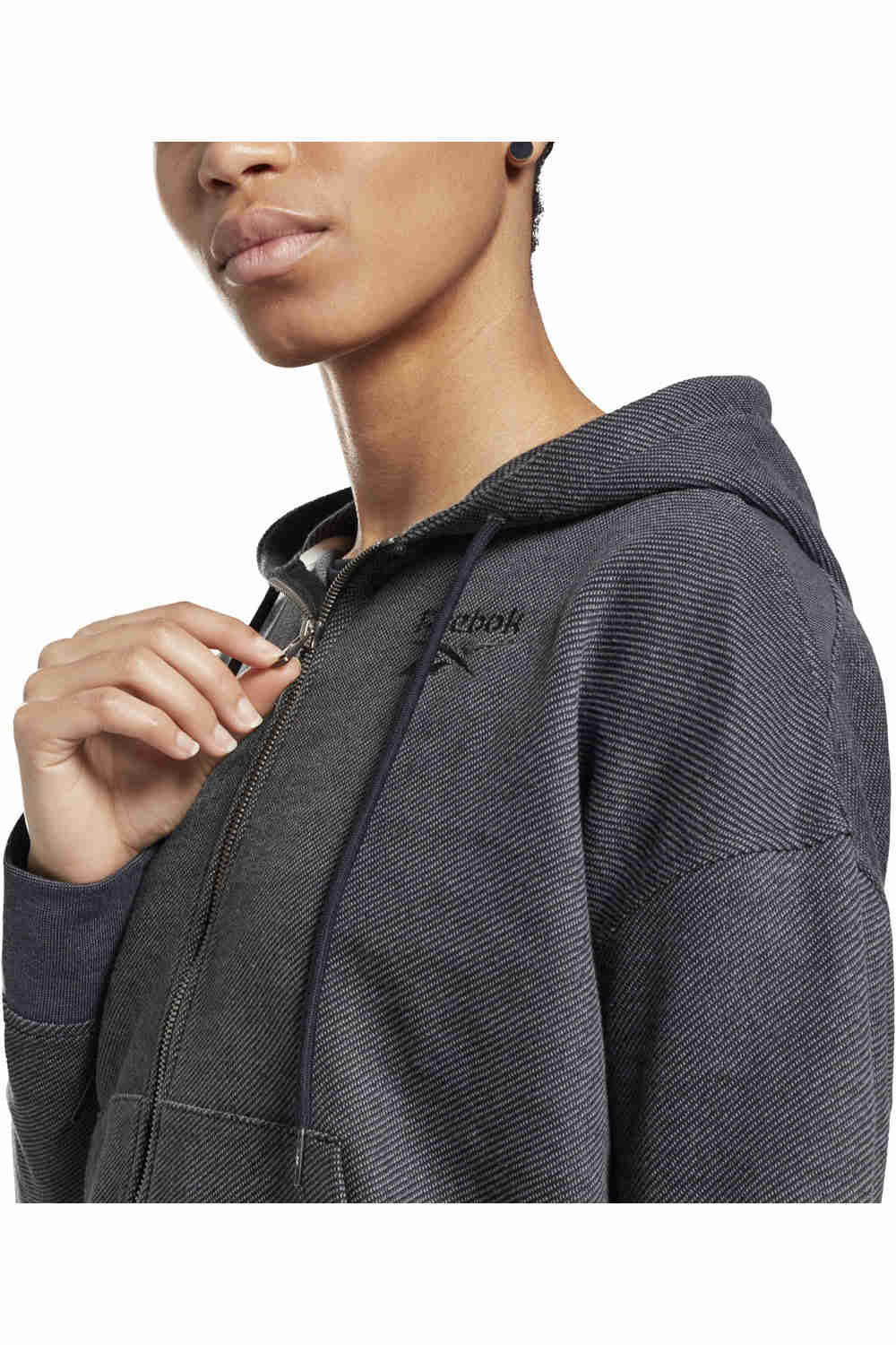 Reebok sudaderas deportivas mujer Reebok TE Textured Logo FullZip 03 Reebok sudaderas deportivas mujer Reebok TE Textured Logo FullZip 03