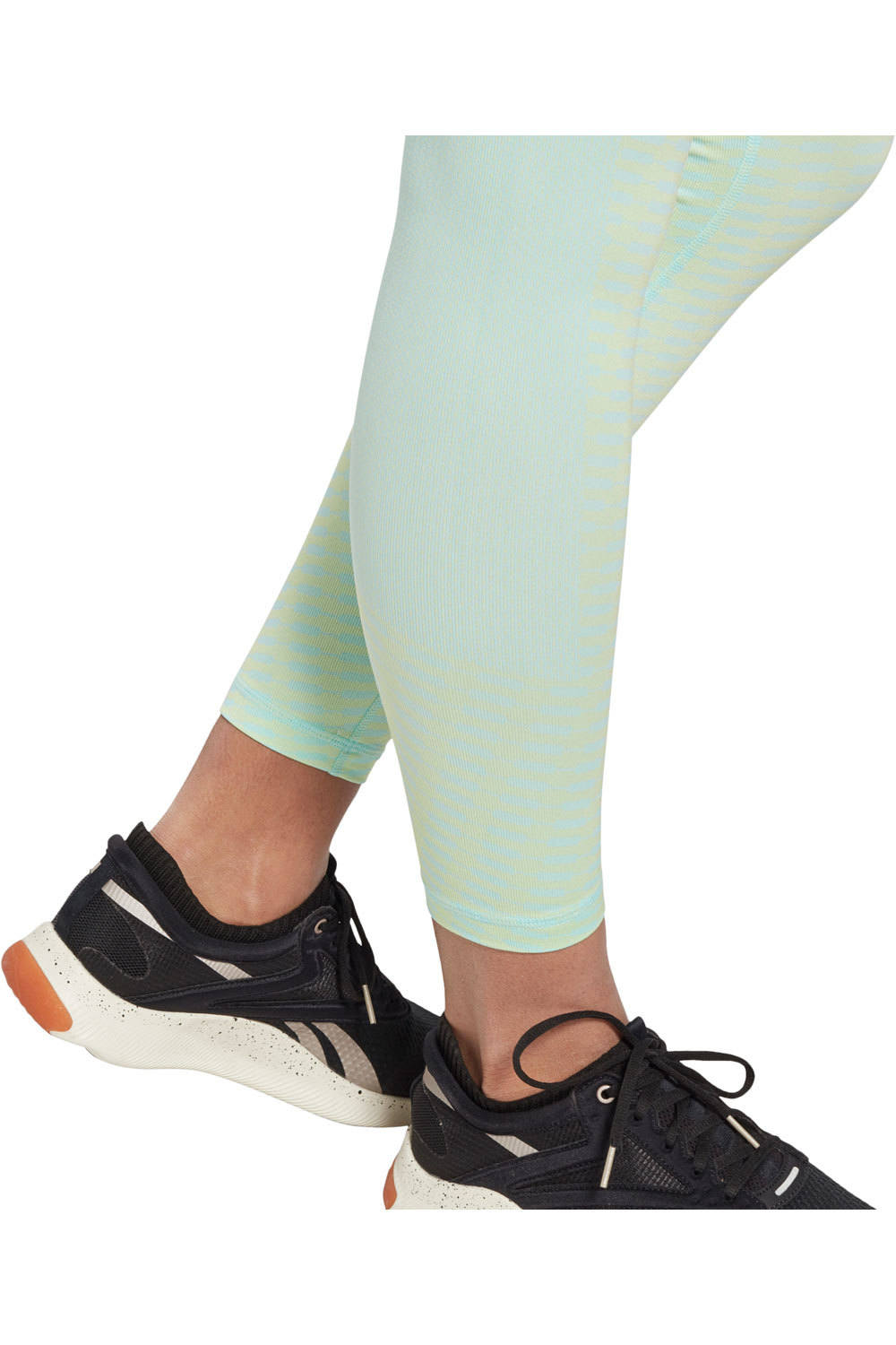 Reebok pantalones y mallas largas fitness mujer Reebok TS Seasonal SeamlessTight AZ vista trasera Reebok pantalones y mallas largas fitness mujer Reebok TS Seasonal SeamlessTight AZ vista trasera