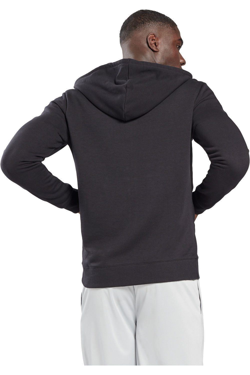 Reebok sudaderas deportivas hombre Reebok RI FT FZ HOODIE vista trasera Reebok sudaderas deportivas hombre Reebok RI FT FZ HOODIE vista trasera