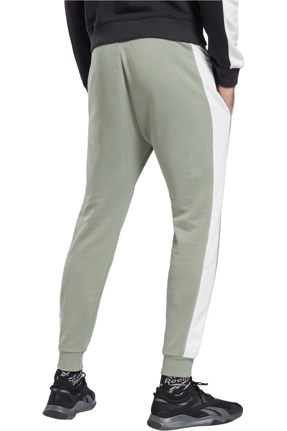 Reebok pantalon fitness hombre Reebok TE LL GRAPHIC JOGGER vista trasera Reebok pantalon fitness hombre Reebok TE LL GRAPHIC JOGGER vista trasera