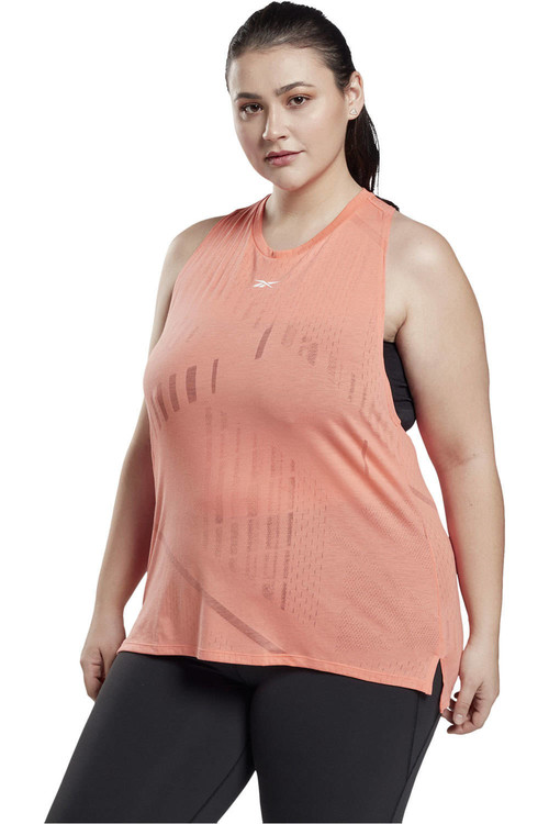 REEBOK TS BURNOUT TANK IN rosa