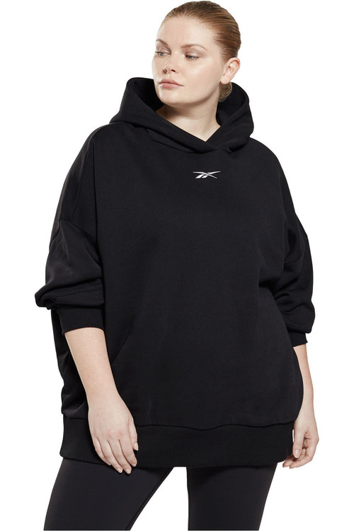 REEBOK SR OVERSIZE HOODIE IN negro