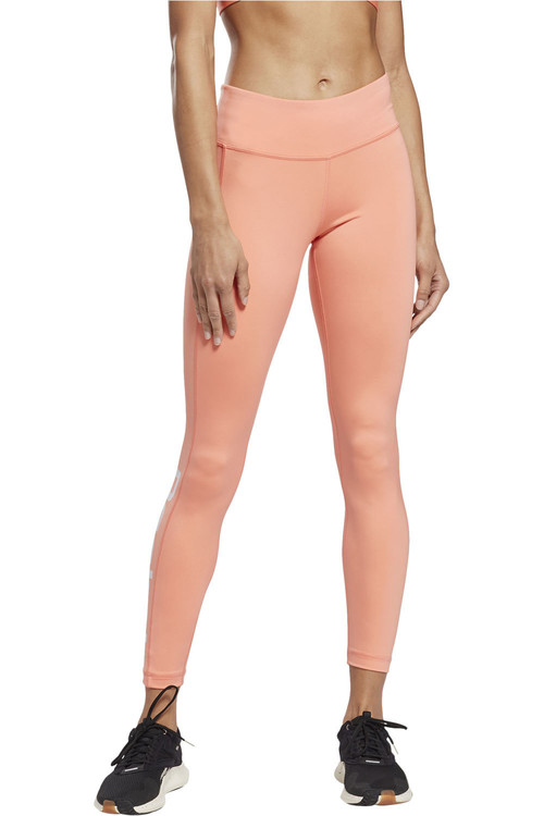 REEBOK TE LINEAR LOGO POLY TIGHT naranja