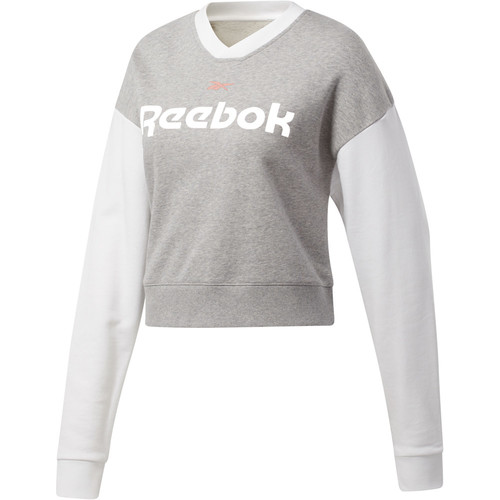 REEBOK TE LINEARLOGO FASHIONCREW gris