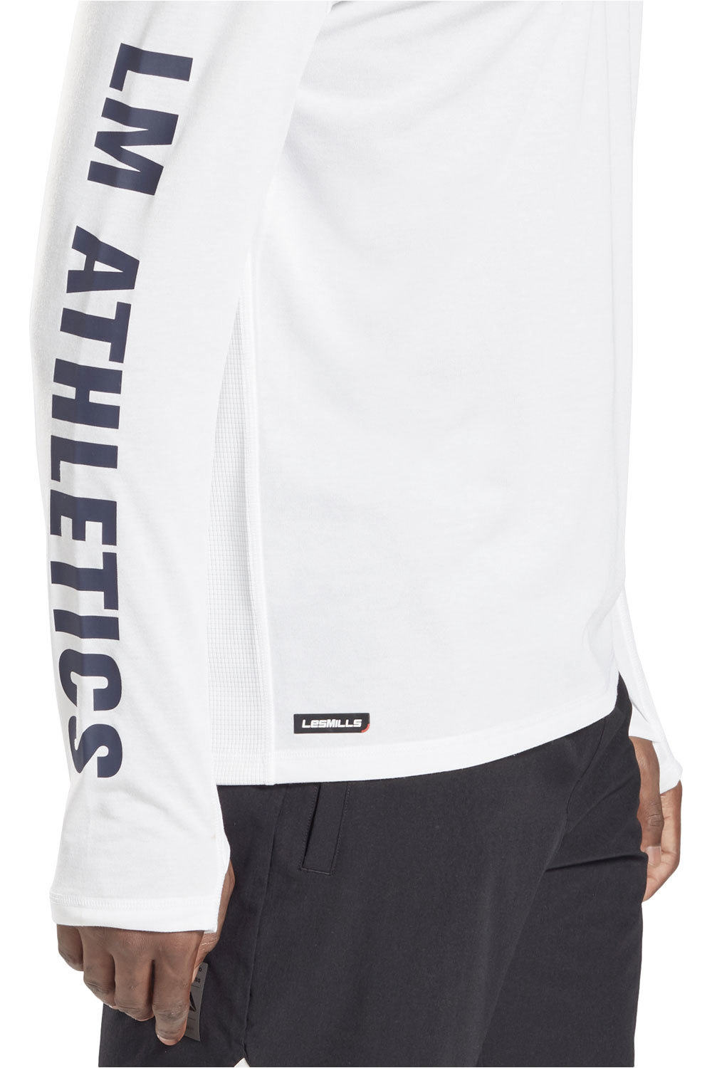 Reebok camiseta fitness hombre Reebok LM LS TEE vista detalle Reebok camiseta fitness hombre Reebok LM LS TEE vista detalle