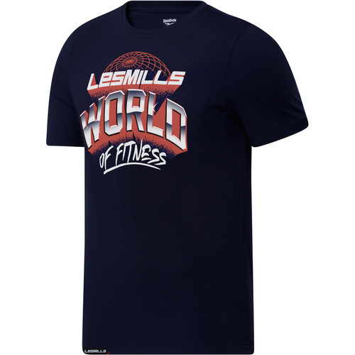 REEBOK LM SS COTTON CREW azul