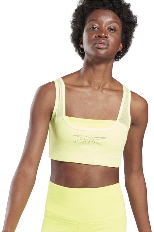 REEBOK SR LOUNGE BRA amarillo
