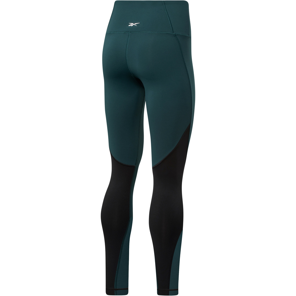 Reebok pantalones y mallas largas fitness mujer Reebok Beyond The Sweat Tight IN vista trasera Reebok pantalones y mallas largas fitness mujer Reebok Beyond The Sweat Tight IN vista trasera