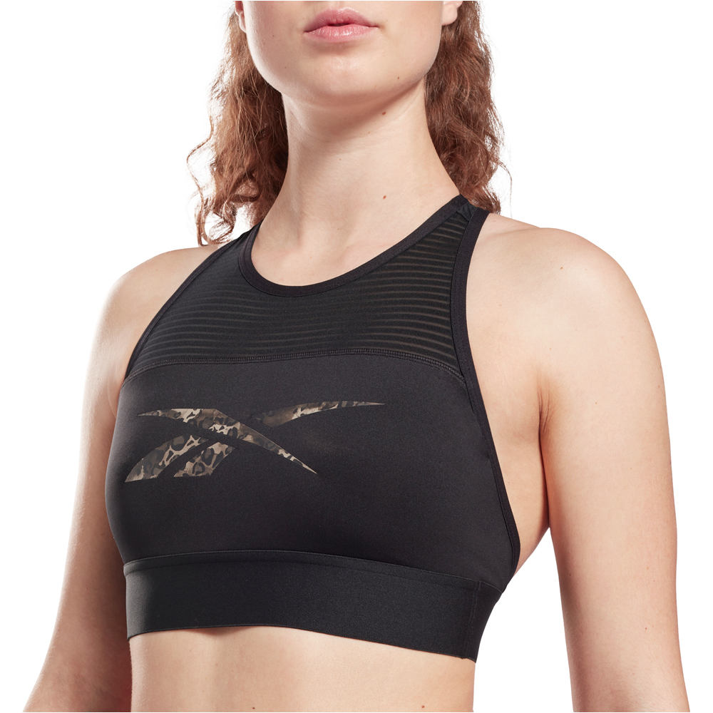 Reebok sujetadores deportivos Reebok WOR Modern Safari bra vista detalle Reebok sujetadores deportivos Reebok WOR Modern Safari bra vista detalle