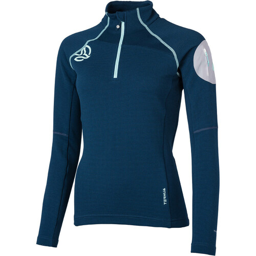 TERNUA CAMISETA LEMIKA 1/2 ZIP W azul