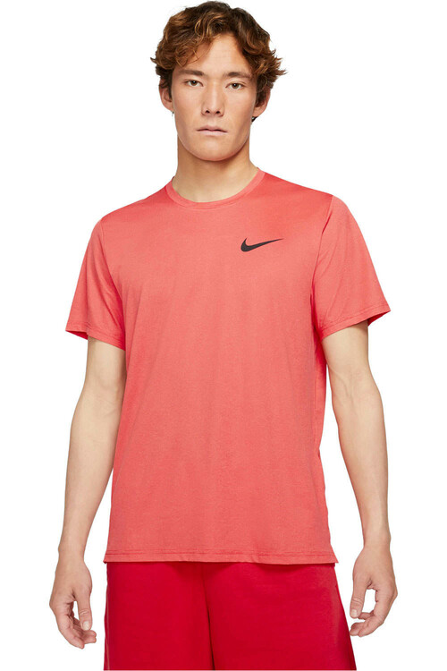 NIKE M NP DF HPR DRY TOP SS rojo