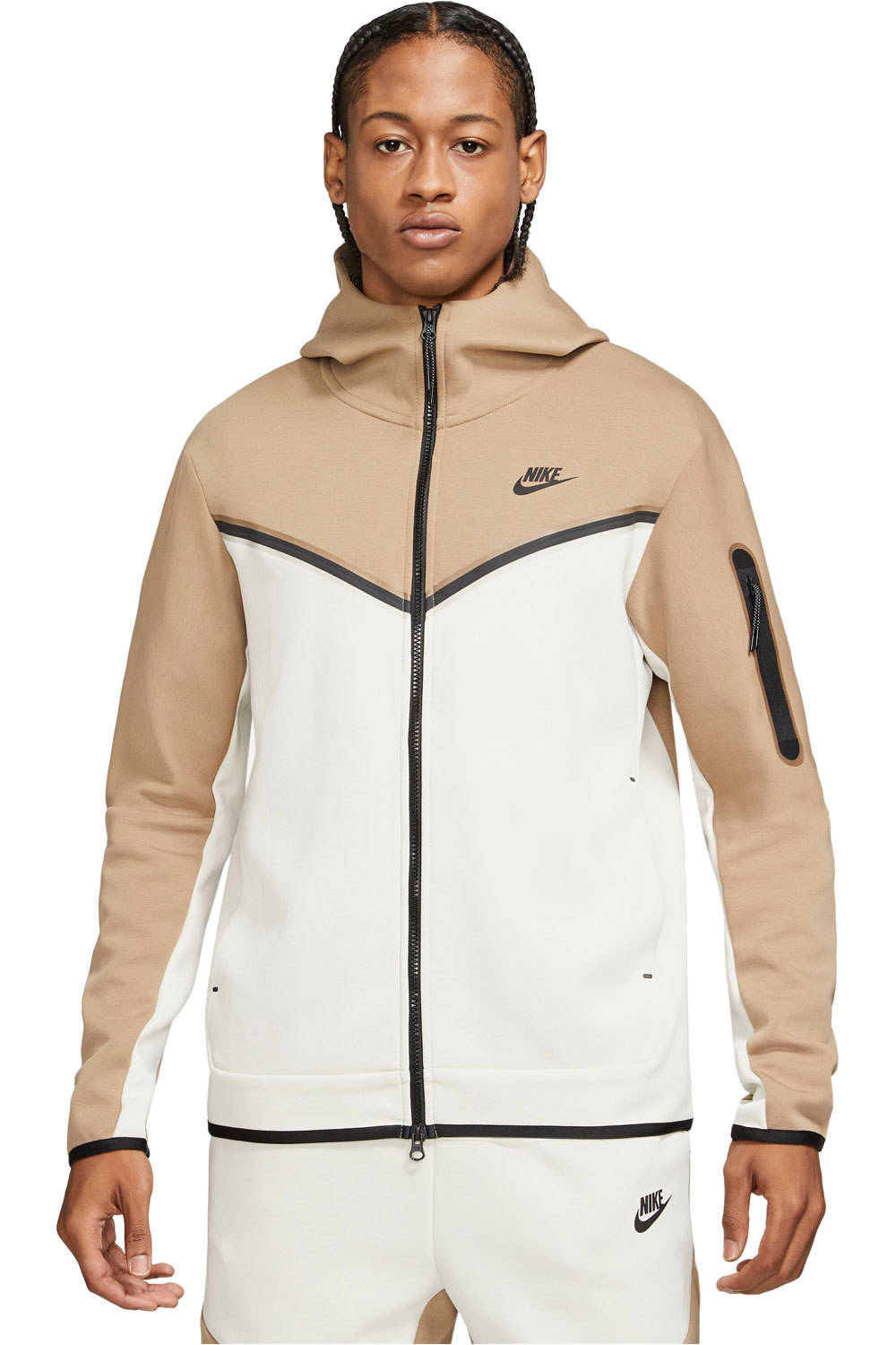 Nike sudadera hombre Nike M NSW TCH FLC HOODIE FZ WR vista frontal Nike sudadera hombre Nike M NSW TCH FLC HOODIE FZ WR vista frontal