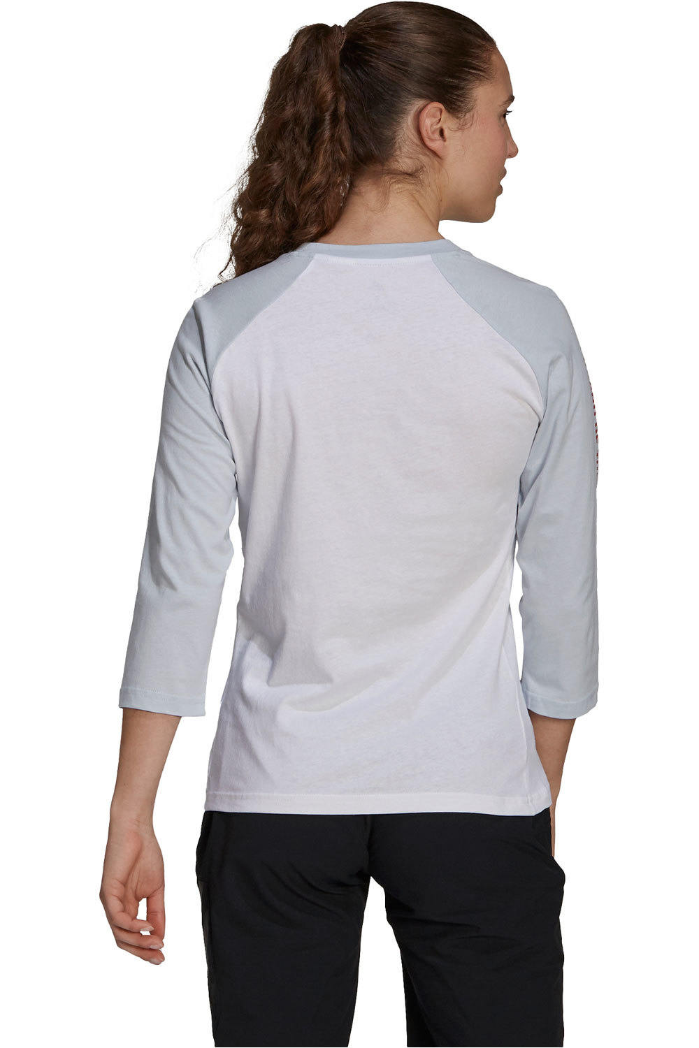 Five Ten camiseta montaña manga larga mujer Five Ten W 5.10 GFX LS vista trasera Five Ten camiseta montaña manga larga mujer Five Ten W 5.10 GFX LS vista trasera