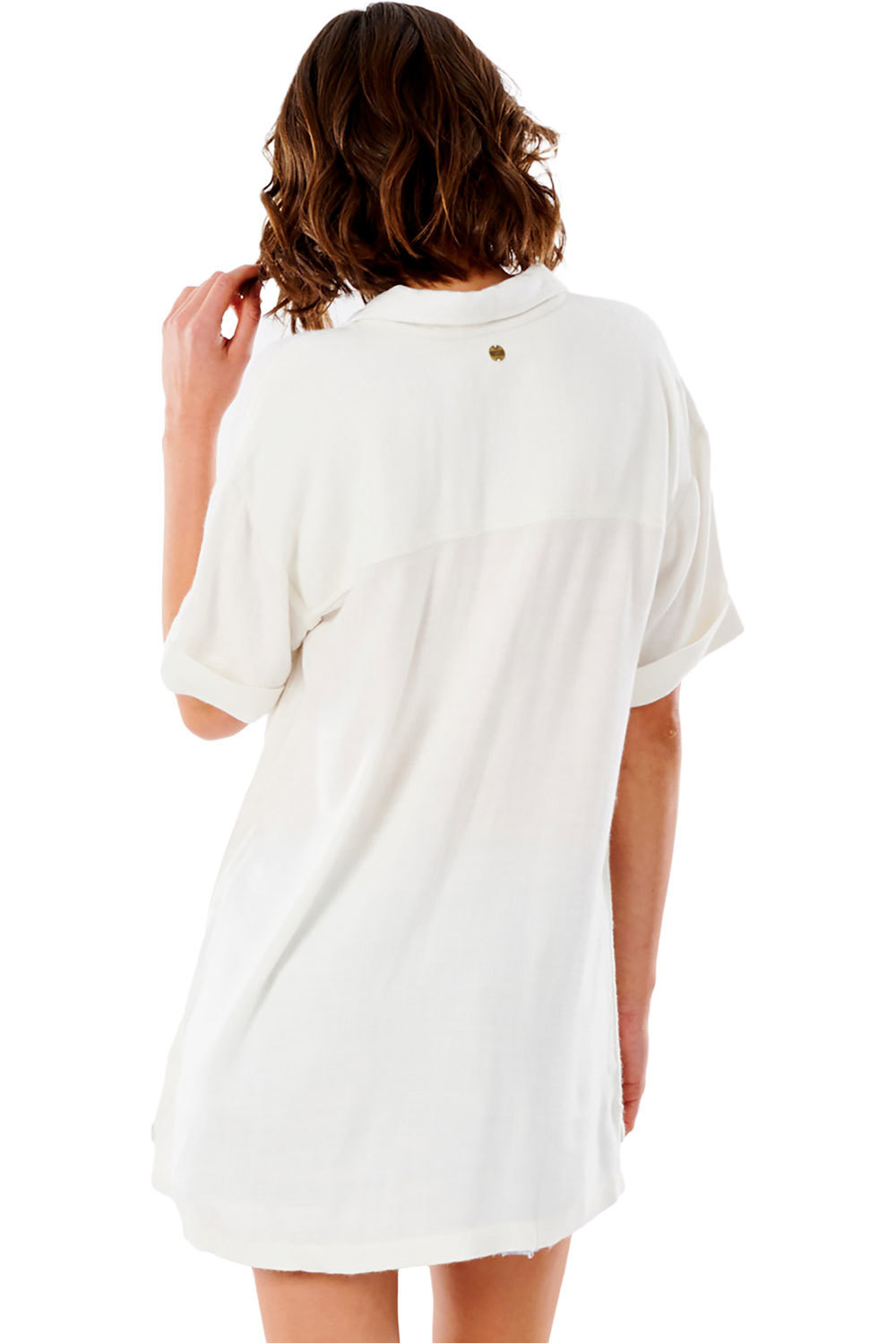 Rip Curl camisa manga corta mujer Rip Curl ASHORE STRIPE SHIRT vista trasera Rip Curl camisa manga corta mujer Rip Curl ASHORE STRIPE SHIRT vista trasera
