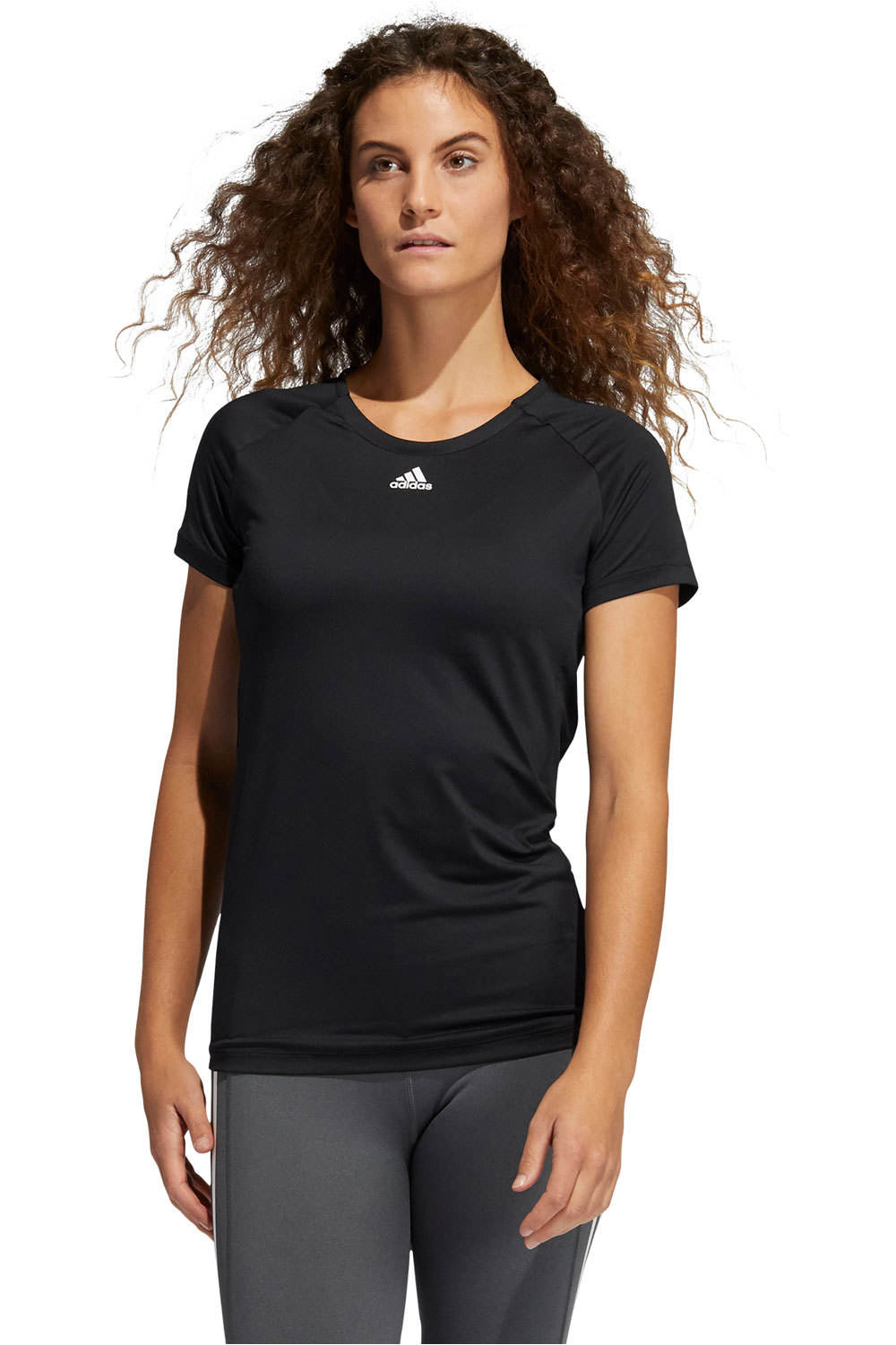 adidas camisetas fitness mujer Adidas PERFORMANCE TEE vista frontal adidas camisetas fitness mujer Adidas PERFORMANCE TEE vista frontal