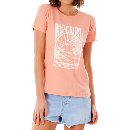 RIP CURL NORTH SHORE STANDARD TEE naranja