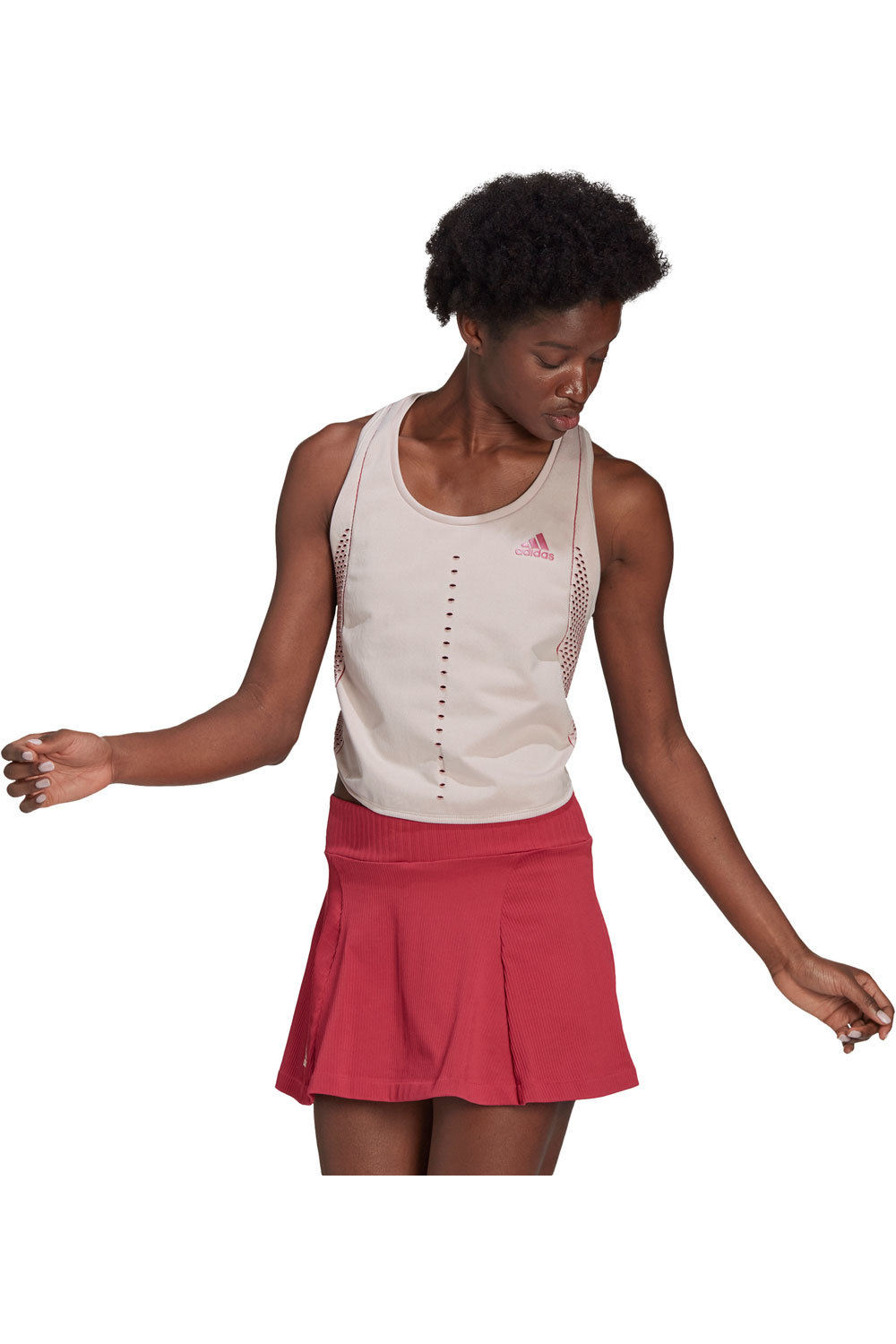 adidas camiseta tirantes mujer Adidas T PK PB TANK vista frontal adidas camiseta tirantes mujer Adidas T PK PB TANK vista frontal