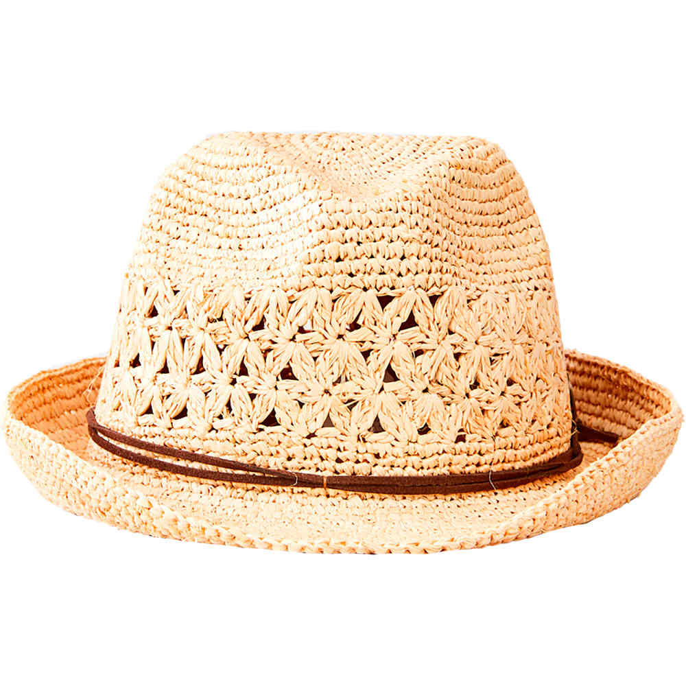 Rip Curl sombrero Rip Curl CROCHET STRAW FEDORA 02 Rip Curl sombrero Rip Curl CROCHET STRAW FEDORA 02