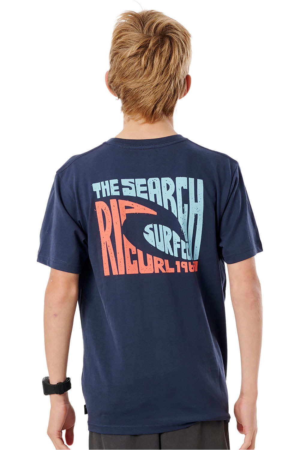 Rip Curl camiseta manga corta niño Rip Curl ICON CUTOUT TEE-BOYS vista trasera Rip Curl camiseta manga corta niño Rip Curl ICON CUTOUT TEE-BOYS vista trasera