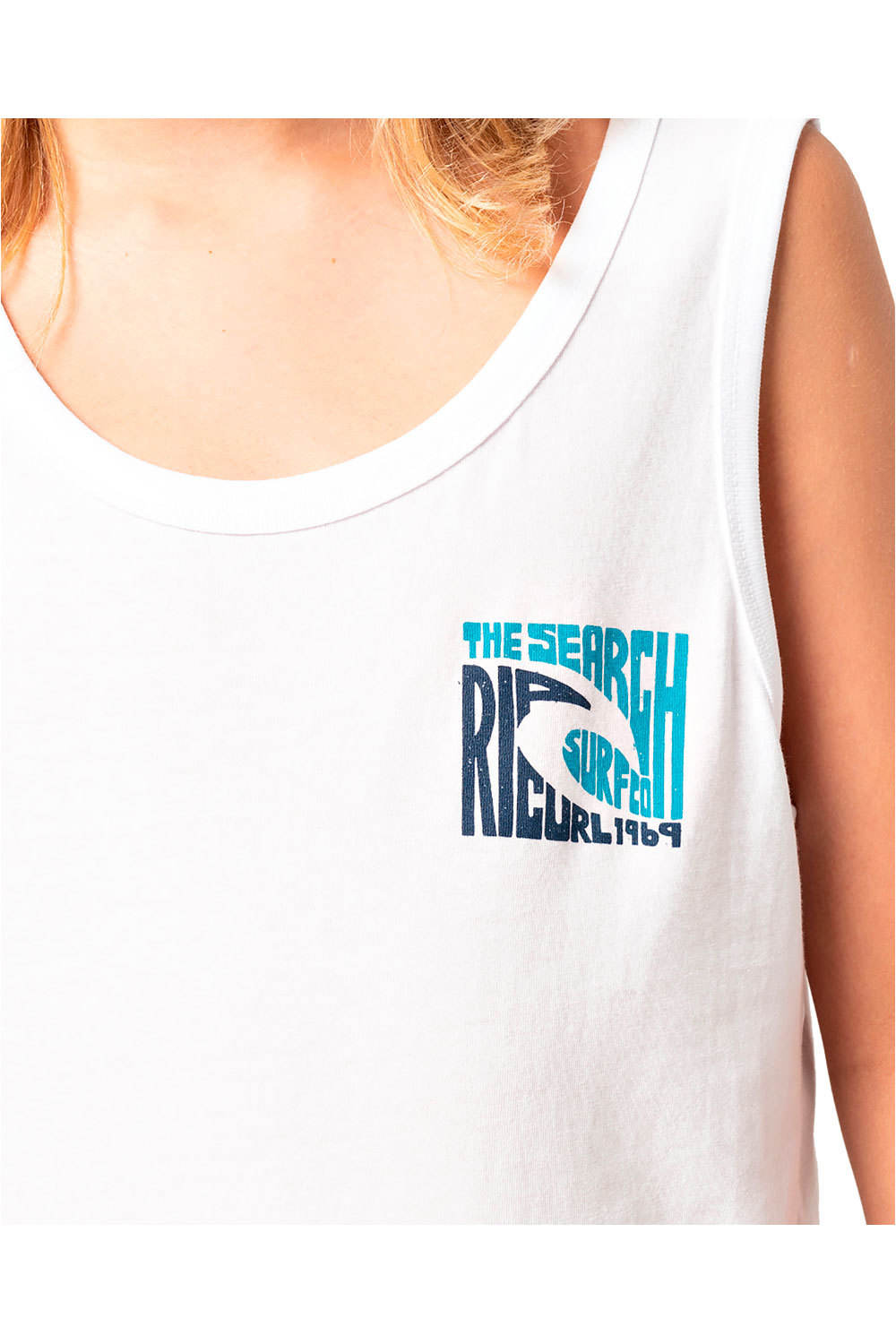 Rip Curl camiseta tirantes niño Rip Curl CORP TANK vista frontal Rip Curl camiseta tirantes niño Rip Curl CORP TANK vista frontal