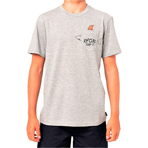 RIP CURL WHATS IN MY POCKET SS TEE GR gris