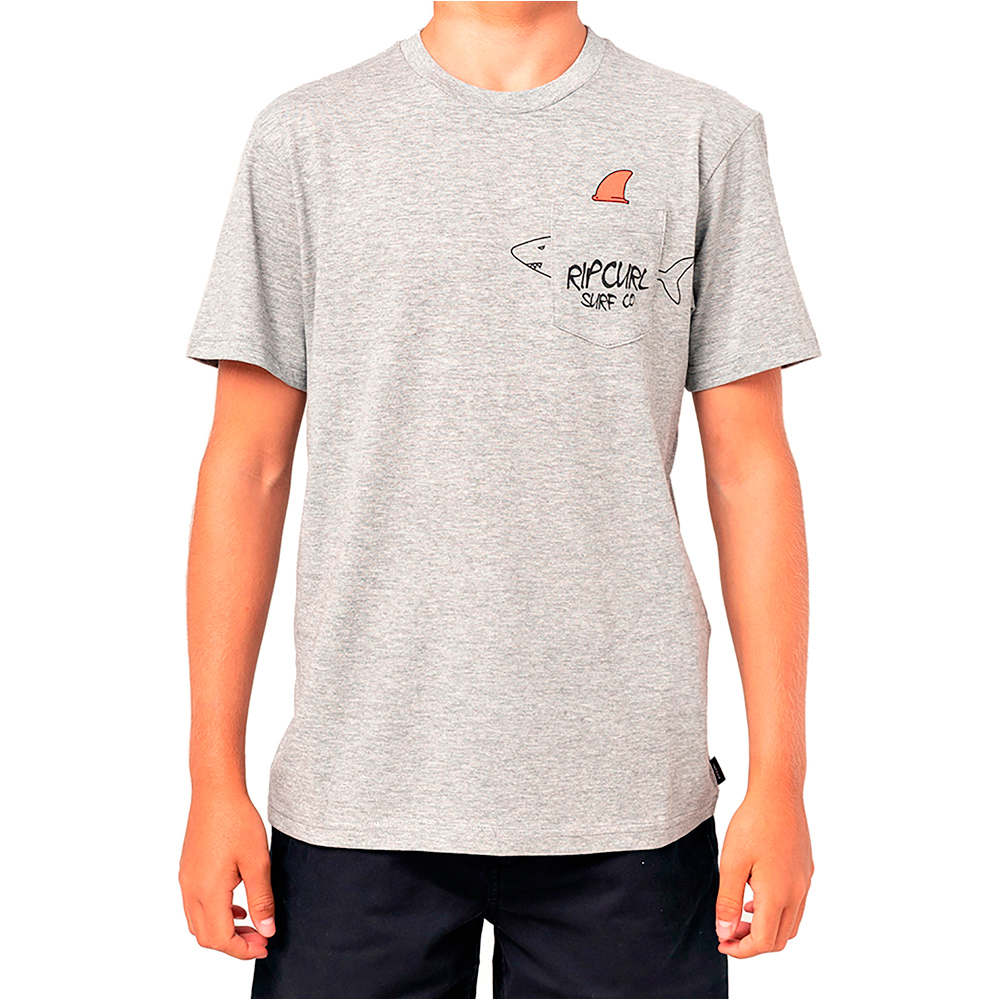 Rip Curl camiseta manga corta niño Rip Curl WHATS IN MY POCKET SS TEE GR vista trasera Rip Curl camiseta manga corta niño Rip Curl WHATS IN MY POCKET SS TEE GR vista trasera