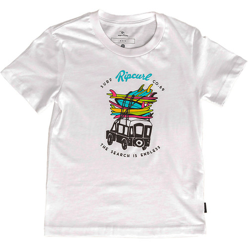 RIP CURL TRUCKITO SS TEE GROMS blanco