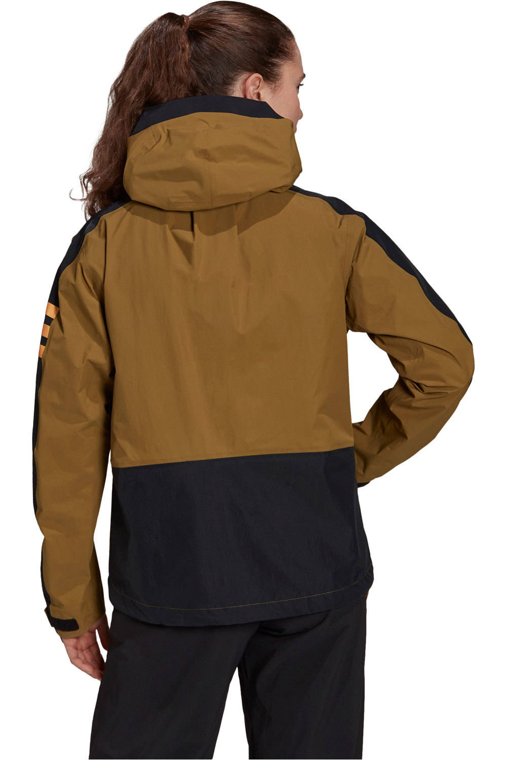 adidas chaqueta impermeable mujer Adidas W Xplric Rain J vista trasera adidas chaqueta impermeable mujer Adidas W Xplric Rain J vista trasera
