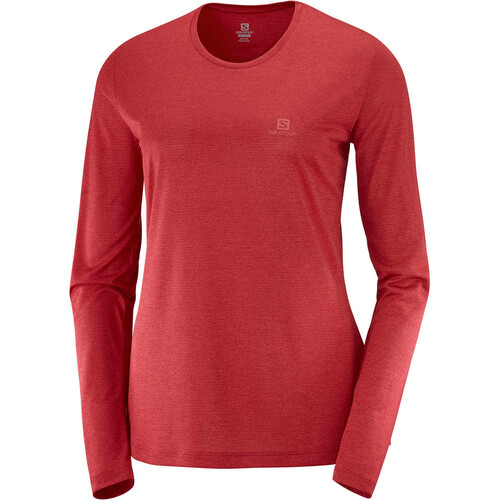 SALOMON AGILE LS TEE W rojo