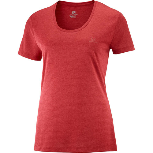 SALOMON AGILE SS TEE W rojo