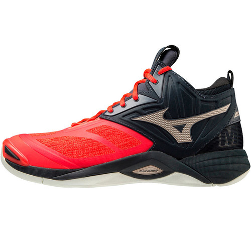 MIZUNO WAVE MOMENTUM 2 MID RO rojo