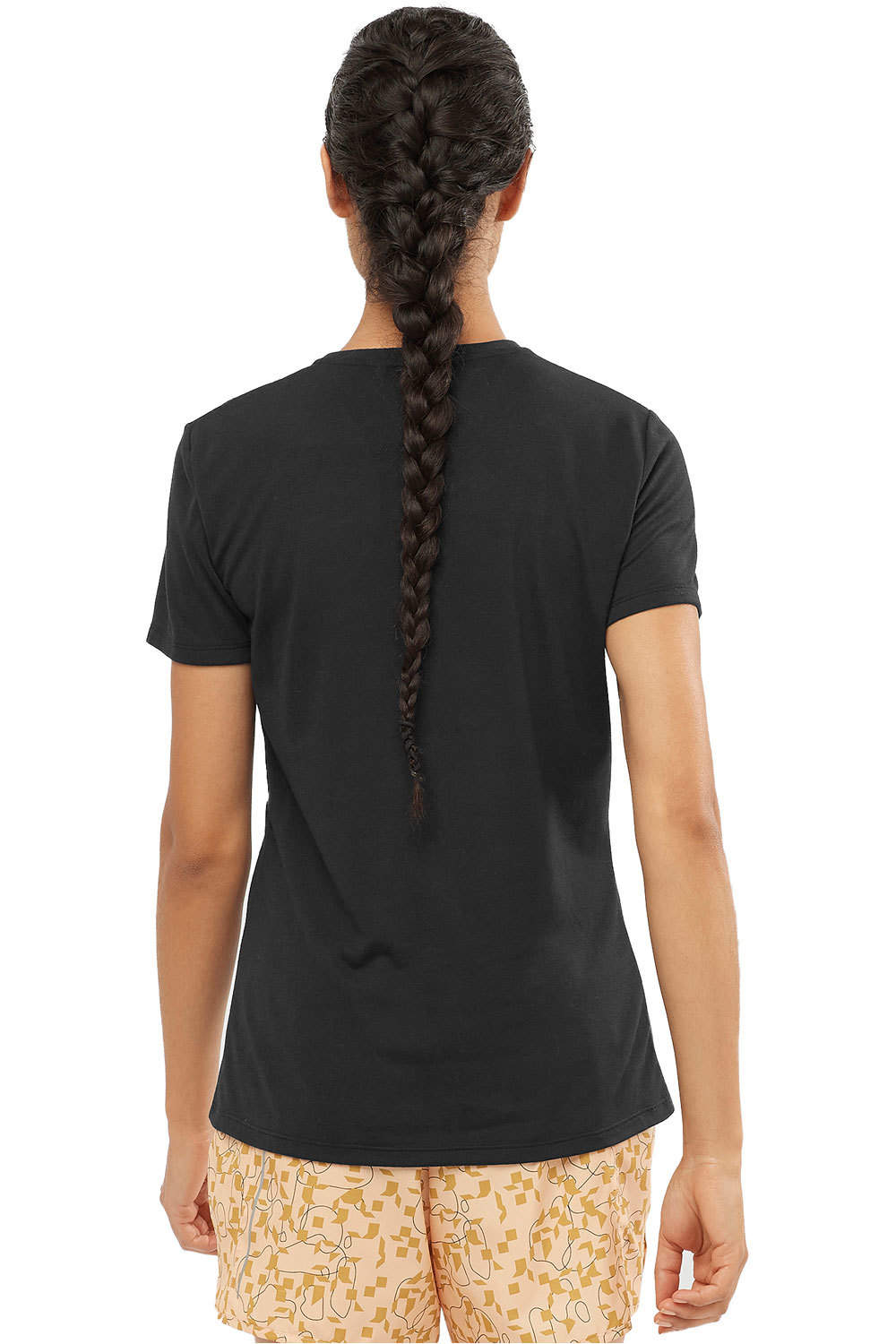 Salomon camiseta montaña manga corta mujer Salomon COMET SHORT SLEEVE TEE W vista trasera Salomon camiseta montaña manga corta mujer Salomon COMET SHORT SLEEVE TEE W vista trasera