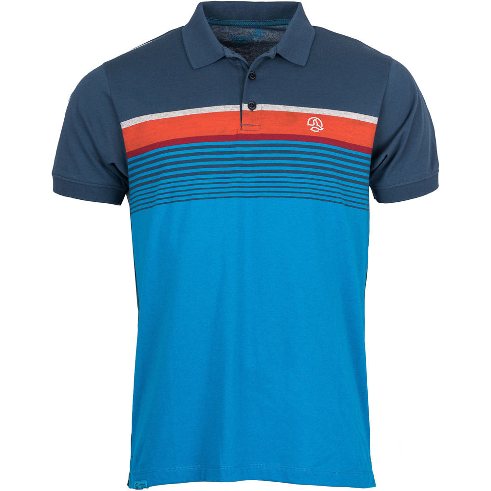 Ternua camiseta montaña manga corta hombre Ternua POLO STRAR vista frontal Ternua camiseta montaña manga corta hombre Ternua POLO STRAR vista frontal