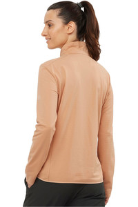 Salomon forro polar mujer Salomon OUTRACK FULL ZIP MIDLAYER W vista trasera Salomon forro polar mujer Salomon OUTRACK FULL ZIP MIDLAYER W vista trasera