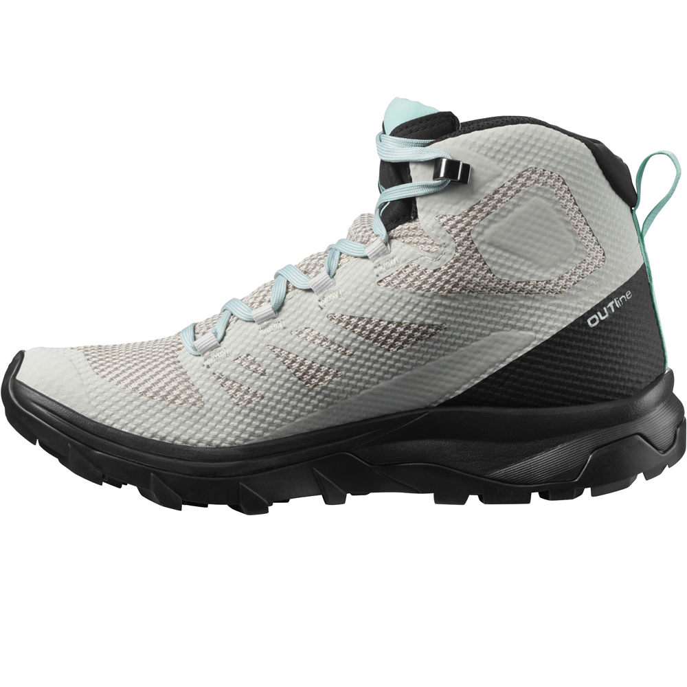Salomon bota trekking mujer Salomon OUTline Mid GTX W lateral interior Salomon bota trekking mujer Salomon OUTline Mid GTX W lateral interior