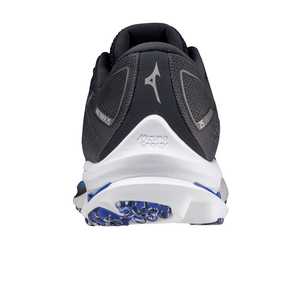 Mizuno zapatilla running hombre Mizuno WAVE RIDER 25 vista trasera Mizuno zapatilla running hombre Mizuno WAVE RIDER 25 vista trasera
