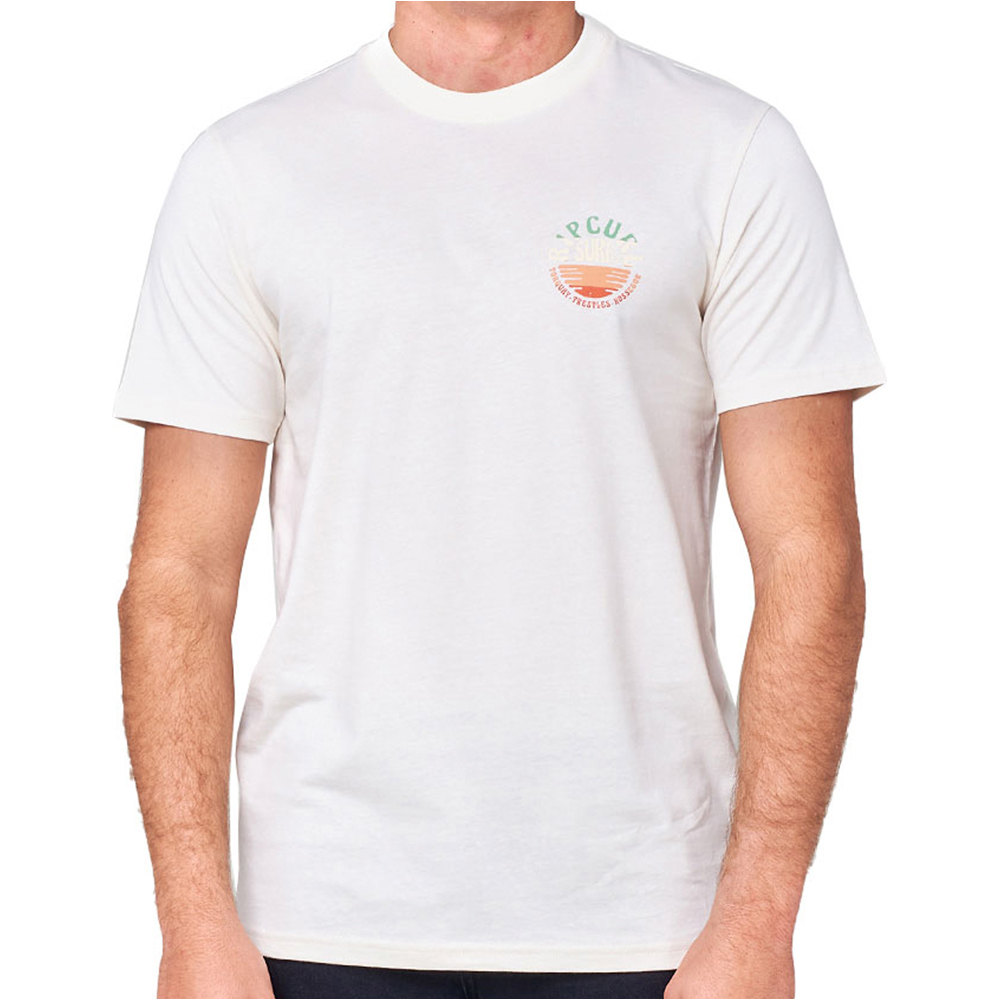 Rip Curl camiseta manga corta hombre Rip Curl DOWN THE LINE SS TEE vista detalle Rip Curl camiseta manga corta hombre Rip Curl DOWN THE LINE SS TEE vista detalle