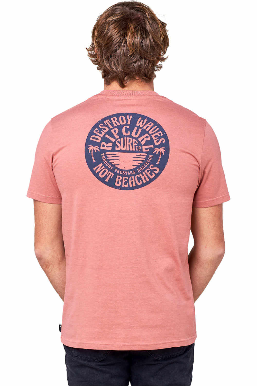 Rip Curl camiseta manga corta hombre Rip Curl DOWN THE LINE SS TEE vista trasera Rip Curl camiseta manga corta hombre Rip Curl DOWN THE LINE SS TEE vista trasera