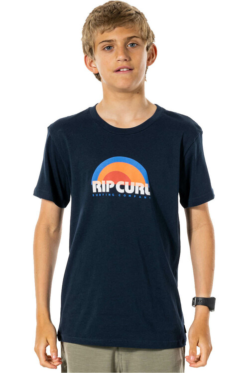 RIP CURL SURF REVIVAL DECAL TEE-BY azul