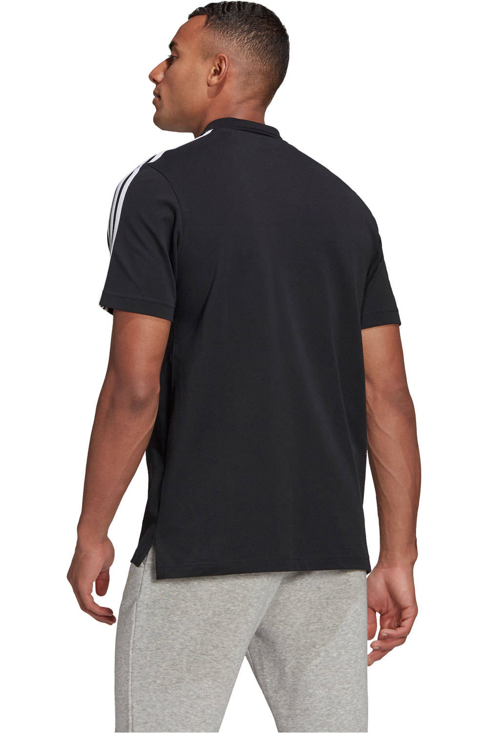 adidas polo manga corta hombre Adidas M 3S PQ PS vista trasera adidas polo manga corta hombre Adidas M 3S PQ PS vista trasera
