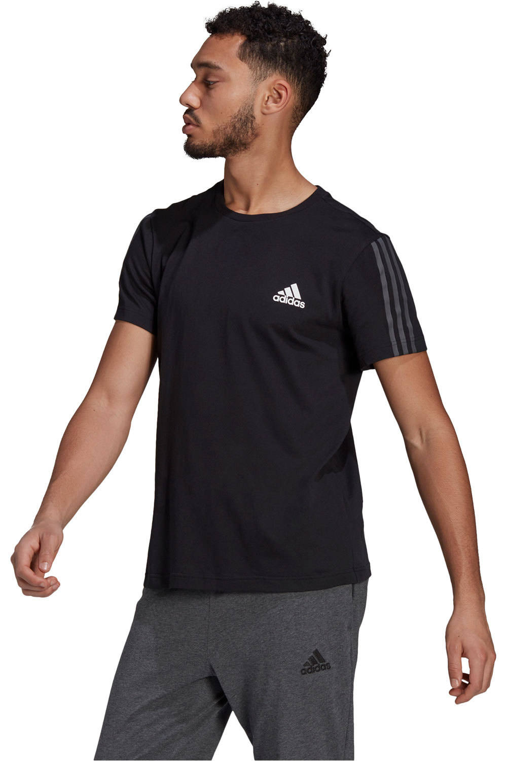 adidas camiseta manga corta hombre Adidas M DK T NEBL vista frontal adidas camiseta manga corta hombre Adidas M DK T NEBL vista frontal