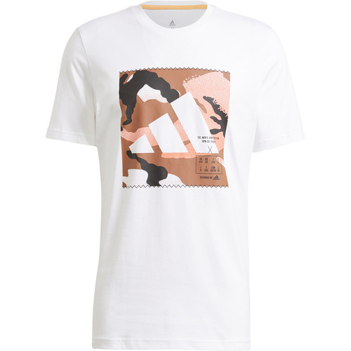 ADIDAS CAMO BOS TEE M blanco