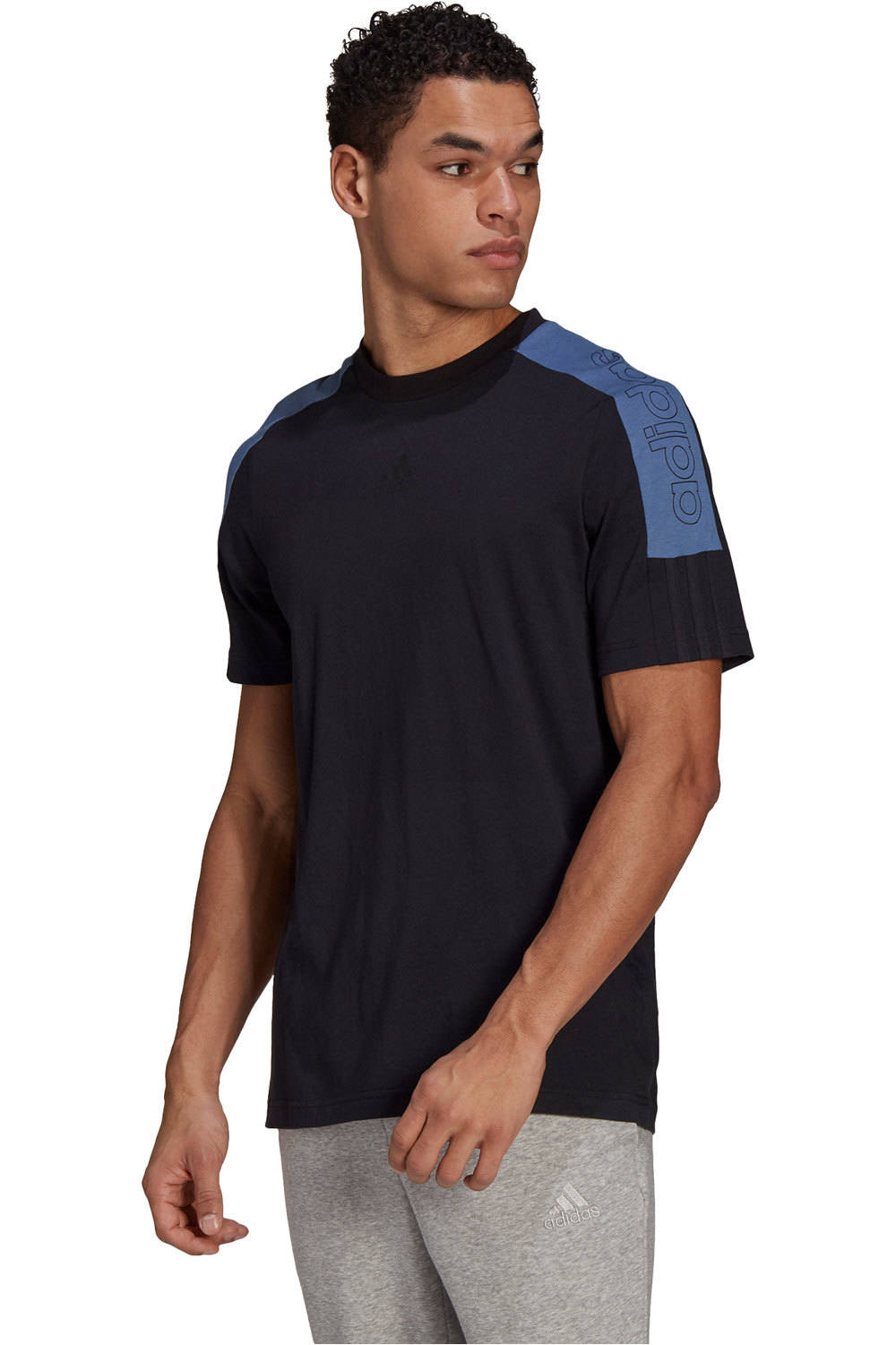 adidas camiseta manga corta hombre Adidas M CB LIN T vista frontal adidas camiseta manga corta hombre Adidas M CB LIN T vista frontal