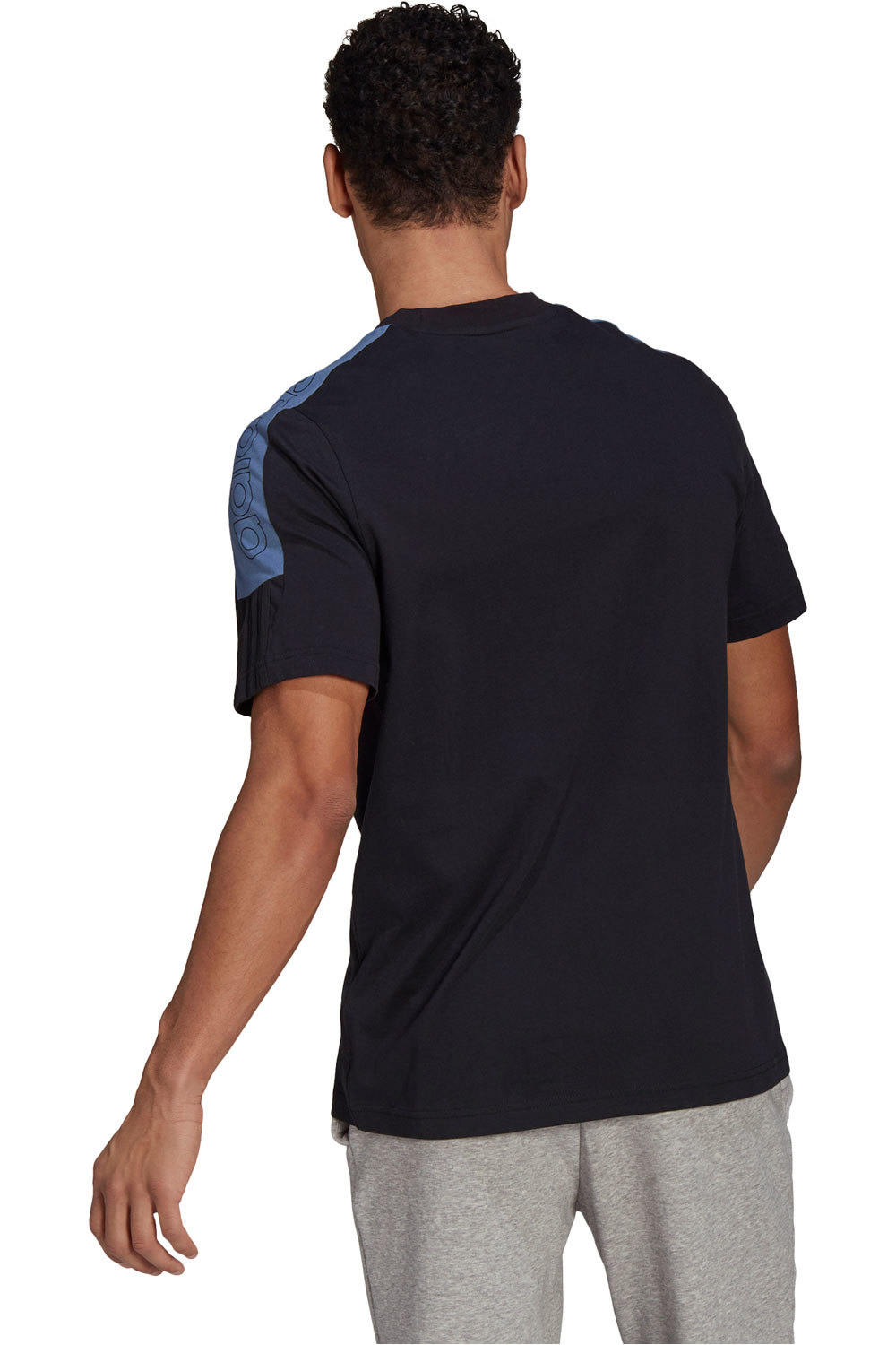 adidas camiseta manga corta hombre Adidas M CB LIN T vista trasera adidas camiseta manga corta hombre Adidas M CB LIN T vista trasera