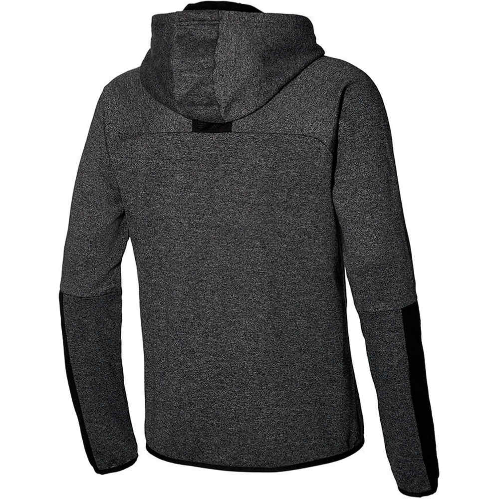 Mizuno sudadera hombre Mizuno Athletic Zip Hoody vista trasera Mizuno sudadera hombre Mizuno Athletic Zip Hoody vista trasera