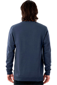 Rip Curl sudadera hombre Rip Curl SURF REVIVAL STRIPE  CREW vista trasera Rip Curl sudadera hombre Rip Curl SURF REVIVAL STRIPE  CREW vista trasera