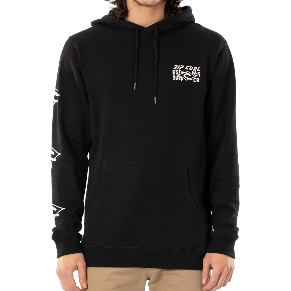 Rip Curl sudadera hombre Rip Curl COSMIC DYE HOOD vista frontal Rip Curl sudadera hombre Rip Curl COSMIC DYE HOOD vista frontal