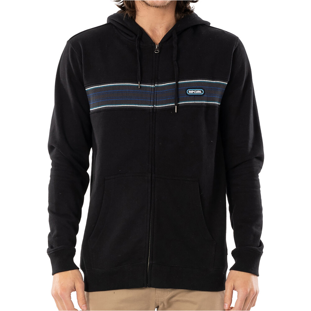Rip Curl sudadera hombre Rip Curl SURF REVIVAL Z/T HOOD vista frontal Rip Curl sudadera hombre Rip Curl SURF REVIVAL Z/T HOOD vista frontal