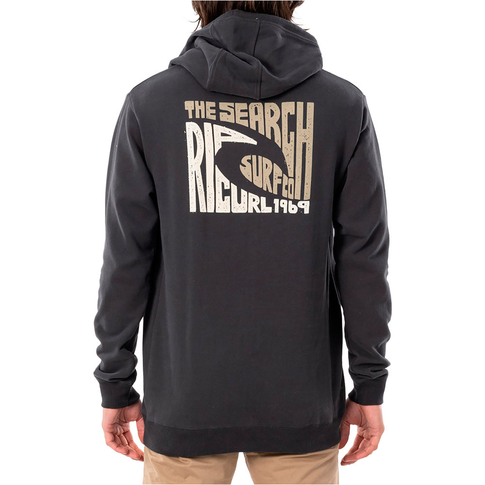 Rip Curl sudadera hombre Rip Curl ICON CUT OUT ZIP THRU vista trasera Rip Curl sudadera hombre Rip Curl ICON CUT OUT ZIP THRU vista trasera