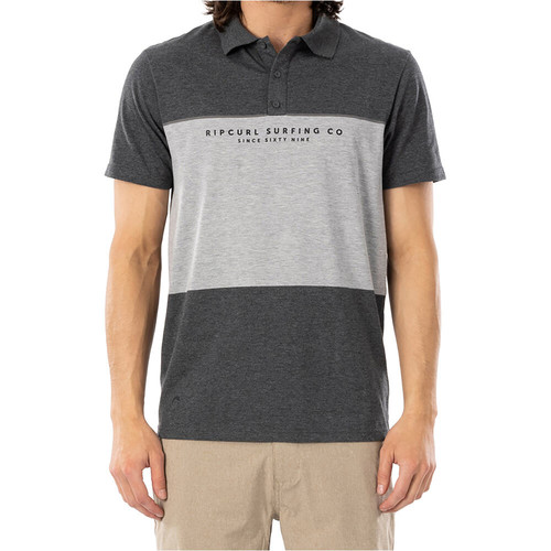 RIP CURL SECTIONS VAPORCOOL POLO gris